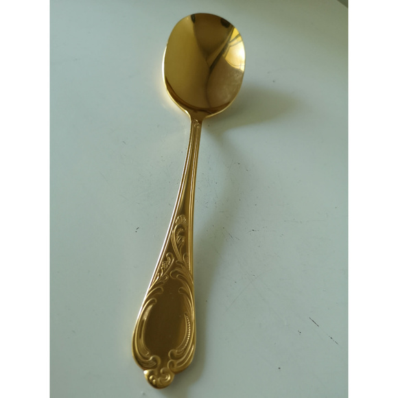 Royal Collection Solingen 23/24 Gold Karat Serving Spoon - Picture 1 of 3